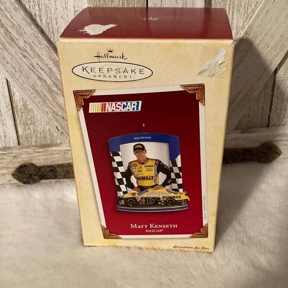 Hallmark 2005 NASCAR Matt Kenneth Christmas Ornament